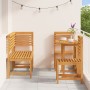 Juego de Comedor de Jardín de 5 Piezas de Madera Maciza de Acacia de , Mesas de jardín - Ref: Foro24-3328696, Precio: 384,65 ...