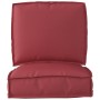 Juego de Cojines de Palet 2 Piezas Rojo Vino Poliéster Estándar de , Cojines para sillas y sofás - Ref: Foro24-3329045, Preci...