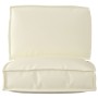 Juego de cojines de palets Set de 2 Crema Tela Oxford de , Cojines para sillas y sofás - Ref: Foro24-3329051, Precio: 60,46 €...