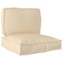 Juego de Cojines de Palet Set de 2 Beige Poliéster de , Cojines para sillas y sofás - Ref: Foro24-3329062, Precio: 69,70 €, D...