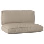 Juego de Cojines para Palets Set de 2 Taupe Poliéster de , Cojines para sillas y sofás - Ref: Foro24-3329084, Precio: 94,72 €...