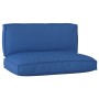 Juego de Cojines de Pallet de 2 Piezas Azul Royal Tela Oxford de , Cojines para sillas y sofás - Ref: Foro24-3329086, Precio:...
