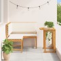 Juego de Comedor de Jardín de 2 Piezas con Cojines de Madera Maciza de Acacia de , Bancos de jardín - Ref: Foro24-3329099, Pr...