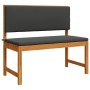 Juego de Jardín de 3 Piezas con Cojines de Madera de Acacia de , Bancos de jardín - Ref: Foro24-3329106, Precio: 457,38 €, De...