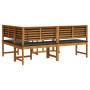 Juego de Bistro de Jardín de 3 Piezas con Cojines de Madera de Acacia de , Bancos de jardín - Ref: Foro24-3329108, Precio: 45...
