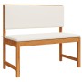 Juego de Comedor para Jardín de 4 Piezas con Cojines de Madera de Acacia de , Bancos de jardín - Ref: Foro24-3329109, Precio:...