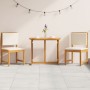 Conjunto Bistro de Jardín de 3 Piezas con Cojines de Madera Sólida de Acacia de , Mesas de jardín - Ref: Foro24-3329111, Prec...