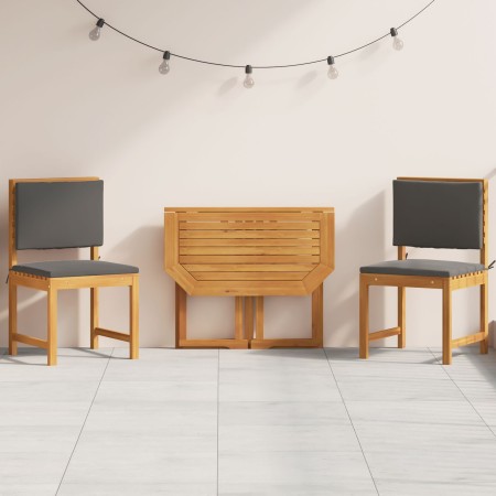 Conjunto de Comedor de Jardín de 3 Piezas de Madera Maciza de Acacia de , Mesas de jardín - Ref: Foro24-3329112, Precio: 224,...