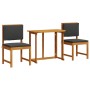 Conjunto de Comedor de Jardín de 3 Piezas de Madera Maciza de Acacia de , Mesas de jardín - Ref: Foro24-3329112, Precio: 224,...
