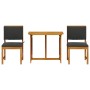 Conjunto de Comedor de Jardín de 3 Piezas de Madera Maciza de Acacia de , Mesas de jardín - Ref: Foro24-3329112, Precio: 224,...