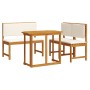 Conjunto de Comedor de Jardín de 4 Piezas de Madera Sólida de Acacia de , Mesas de jardín - Ref: Foro24-3329113, Precio: 340,...