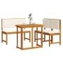 Conjunto de Comedor de Jardín de 4 Piezas de Madera Sólida de Acacia de , Mesas de jardín - Ref: Foro24-3329113, Precio: 340,...