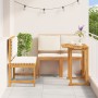 Conjunto de Comedor de Jardín de 4 Piezas de Madera Sólida de Acacia de , Mesas de jardín - Ref: Foro24-3329113, Precio: 340,...