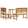 Conjunto de Comedor de Jardín de 4 Piezas de Madera Sólida de Acacia de , Mesas de jardín - Ref: Foro24-3329113, Precio: 340,...