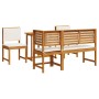 Conjunto de Comedor de Jardín de 5 Piezas de Madera Maciza de Acacia de , Mesas de jardín - Ref: Foro24-3329115, Precio: 436,...