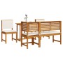 Conjunto de Comedor de Jardín de 5 Piezas de Madera Maciza de Acacia de , Mesas de jardín - Ref: Foro24-3329115, Precio: 436,...