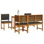 Set de Comedor de Jardín de 5 Piezas con Cojines de Madera de Acacia de , Mesas de jardín - Ref: Foro24-3329116, Precio: 436,...