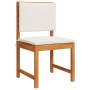 Conjunto de comedor de jardín de 6 piezas con cojines de madera maciza de acacia de , Mesas de jardín - Ref: Foro24-3329117, ...