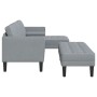 Juego de Sofá de 2 Piezas con Cojines de Tela Gris Claro de , Sofás - Ref: Foro24-3329252, Precio: 324,49 €, Descuento: %