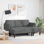 Sofá en forma de L Juego de 2 Gris oscuro Poliéster de , Sofás - Ref: Foro24-3329253, Precio: 351,38 €, Descuento: %