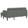 Sofá en forma de L Juego de 2 Gris oscuro Poliéster de , Sofás - Ref: Foro24-3329253, Precio: 351,38 €, Descuento: %