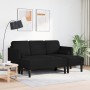 Juego de Sofá de 2 Piezas con Cojines Tela Negra de , Sofás - Ref: Foro24-3329254, Precio: 351,83 €, Descuento: %