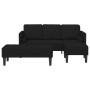 Juego de Sofá de 2 Piezas con Cojines Tela Negra de , Sofás - Ref: Foro24-3329254, Precio: 351,83 €, Descuento: %