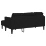 Juego de Sofá de 2 Piezas con Cojines Tela Negra de , Sofás - Ref: Foro24-3329254, Precio: 351,83 €, Descuento: %