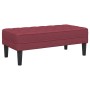Juego de Sofá de 2 Piezas con Cojines en Tejido Rojo Vino de , Sofás - Ref: Foro24-3329255, Precio: 367,86 €, Descuento: %