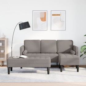 Juego de Sofá de 2 Piezas con Cojines en Tela Taupe de , Sofás - Ref: Foro24-3329257, Precio: 421,62 €, Descuento: %