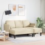 Conjunto de Sofá de 2 Piezas con Cojines Crema de Tela de , Sofás - Ref: Foro24-3329258, Precio: 353,25 €, Descuento: %