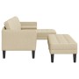 Conjunto de Sofá de 2 Piezas con Cojines Crema de Tela de , Sofás - Ref: Foro24-3329258, Precio: 353,25 €, Descuento: %