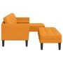 Set de Sofás de 2 Piezas con Cojines en Tela Mostaza de , Sofás - Ref: Foro24-3329260, Precio: 328,84 €, Descuento: %