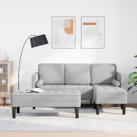 Conjunto de Sofá de 2 Piezas con Cojines en Tela Gris Nube de , Sofás - Ref: Foro24-3329261, Precio: 375,45 €, Descuento: %