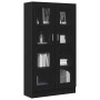 Estantería Negra Roble 82,5x30,5x150 cm Madera de , Librerías y estanterías - Ref: Foro24-3329276, Precio: 148,64 €, Descuent...