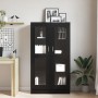 Estantería Negra Roble 82,5x30,5x150 cm Madera de , Librerías y estanterías - Ref: Foro24-3329276, Precio: 148,64 €, Descuent...