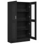 Estantería Negra Roble 82,5x30,5x150 cm Madera de , Librerías y estanterías - Ref: Foro24-3329276, Precio: 148,64 €, Descuent...