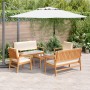 Conjunto de Sofás de Jardín de 5 Piezas con Cojines de Madera Sólida de Acacia de , Sofás de exterior - Ref: Foro24-3331813, ...
