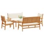 Conjunto de Sofás de Jardín de 5 Piezas con Cojines de Madera Sólida de Acacia de , Sofás de exterior - Ref: Foro24-3331813, ...