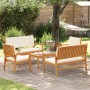Conjunto de Sofás de Jardín de 5 Piezas con Cojines de Madera Sólida de Acacia de , Sofás de exterior - Ref: Foro24-3331813, ...