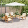 Conjunto de Comedor de Jardín de 6 Piezas con Cojines de Madera Sólida de Acacia de , Sofás de exterior - Ref: Foro24-3331815...