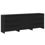 Conjuntos de 3 Tableros en Madera de Roble Negro de , Aparadores - Ref: Foro24-3332501, Precio: 235,49 €, Descuento: %