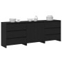 Conjuntos de 3 Tableros en Madera de Roble Negro de , Aparadores - Ref: Foro24-3332501, Precio: 235,49 €, Descuento: %