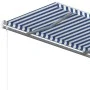 Toldo manual retráctil con LED azul y blanco 3x2,5 m de vidaXL, Toldos - Ref: Foro24-3069896, Precio: 307,75 €, Descuento: %