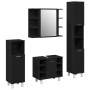Juego de Muebles de Baño 4 Piezas Roble Negro Madera Elaborada de , Muebles de baño - Ref: Foro24-3333047, Precio: 262,04 €, ...