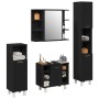 Juego de Muebles de Baño 4 Piezas Roble Negro Madera Elaborada de , Muebles de baño - Ref: Foro24-3333047, Precio: 262,04 €, ...