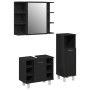 Juego de Muebles de Baño Conjunto de 3 Roble Negro de , Muebles de baño - Ref: Foro24-3333048, Precio: 183,15 €, Descuento: %