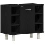 Juego de Muebles de Baño Conjunto de 3 Roble Negro de , Muebles de baño - Ref: Foro24-3333048, Precio: 183,15 €, Descuento: %