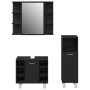 Juego de Muebles de Baño Conjunto de 3 Roble Negro de , Muebles de baño - Ref: Foro24-3333048, Precio: 183,15 €, Descuento: %