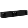 Juego de 2 piezas de mueble para TV en madera elaborada negra de , Muebles TV - Ref: Foro24-3333055, Precio: 94,48 €, Descuen...